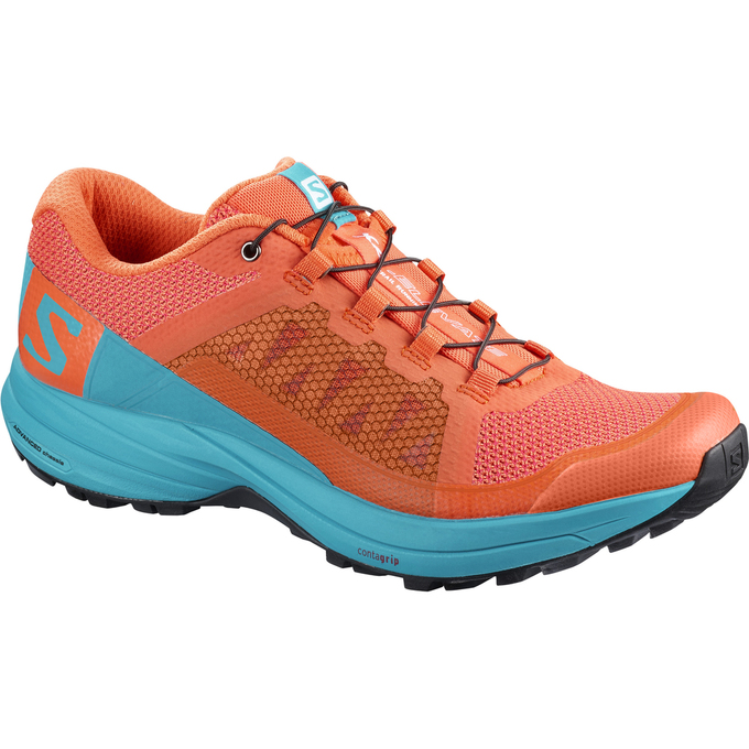 Zapatillas Trail Running Salomon Mujer Naranjas / Azules - Salomon Argentina XA ELEVATE W ,257431-PZ